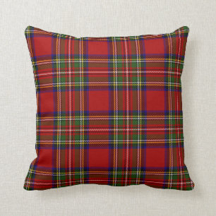 Royal Stewart Tartan Plaid Scottish Pattern Cushion