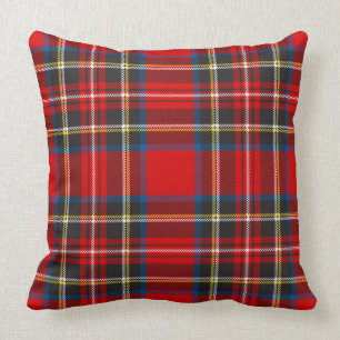 Royal Stewart Tartan Plaid Scottish Pattern Cushion