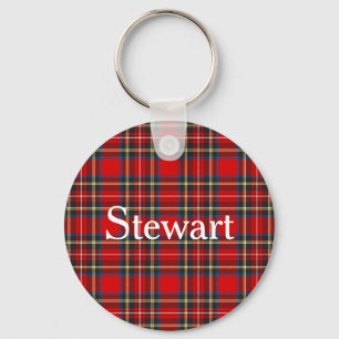 Royal Stewart Tartan Plaid Scottish Pattern Key Ring