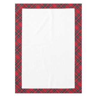 Royal Stewart Tartan Plaid Trim Table Cloth