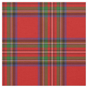 Royal Stewart Tartan Print Fabric
