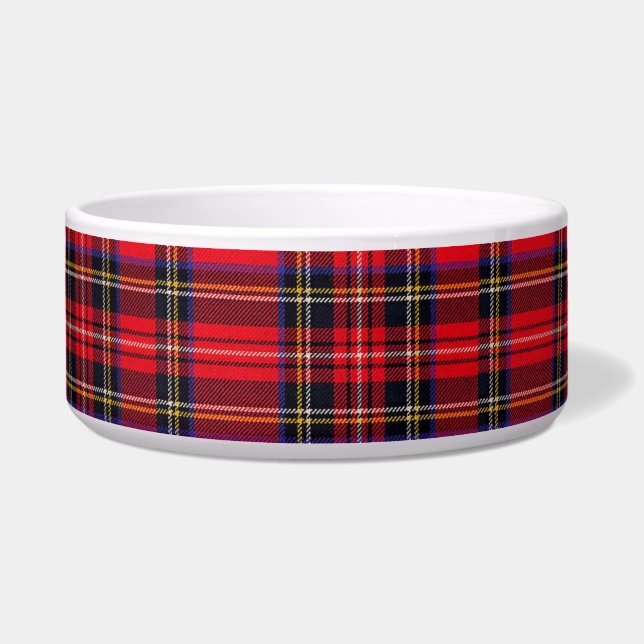 Royal Stewart tartan red black plaid (Front)