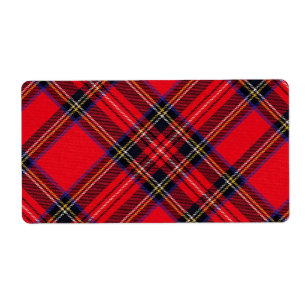 Royal Stewart tartan red black plaid