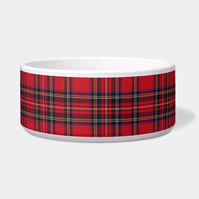 Royal Stewart tartan red black plaid (Front)