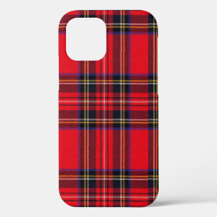 Royal Stewart tartan red black plaid iPhone 12 Case