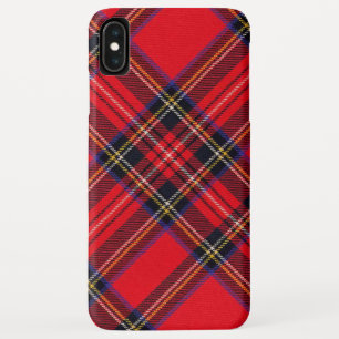Royal Stewart tartan red black plaid iPhone XS Max Case