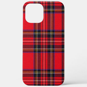 Royal Stewart tartan red black plaid iPhone 12 Pro Max Case