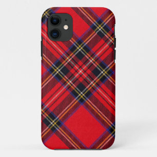 Royal Stewart tartan red black plaid iPhone 11 Case