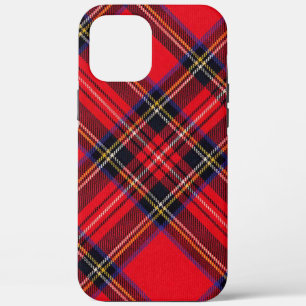 Royal Stewart tartan red black plaid iPhone 12 Pro Max Case