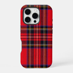 Royal Stewart tartan red black plaid iPhone 16 Pro Case