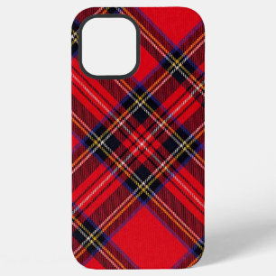 Royal Stewart tartan red black plaid iPhone 12 Pro Max Case