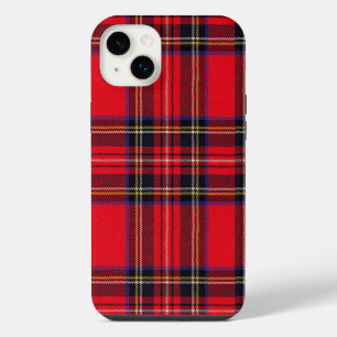Royal Stewart tartan red black plaid iPhone 14 Plus Case