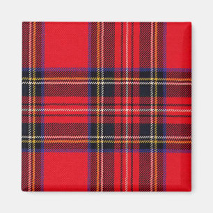 Royal Stewart tartan red black plaid Magnet