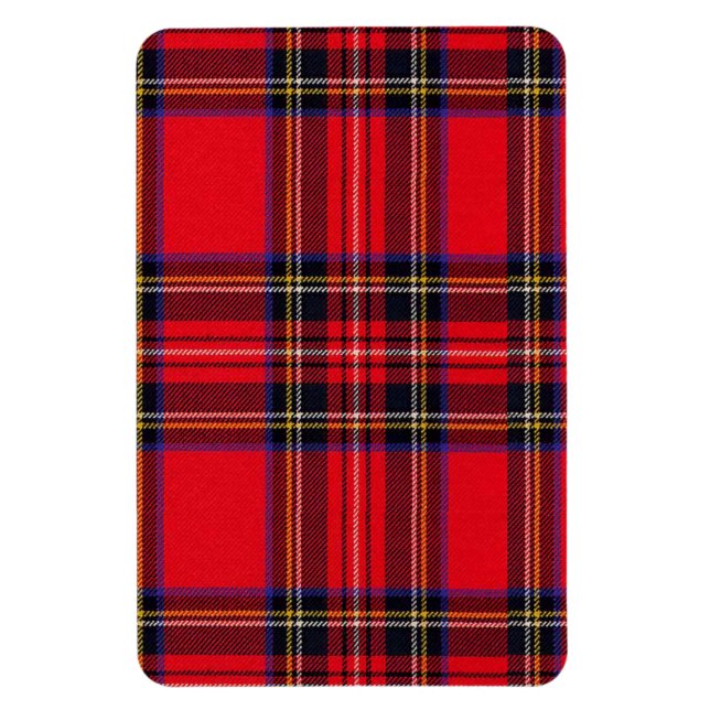 Royal Stewart tartan red black plaid Magnet (Vertical)