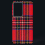 Royal Stewart tartan red black plaid Samsung Galaxy Case<br><div class="desc">Royal Stewart clan tartan red black plaid</div>