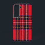 Royal Stewart tartan red black plaid Samsung Galaxy Case<br><div class="desc">Royal Stewart clan tartan red black plaid</div>