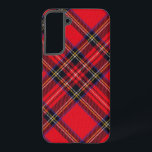 Royal Stewart tartan red black plaid Samsung Galaxy Case<br><div class="desc">Royal Stewart clan tartan red black plaid</div>