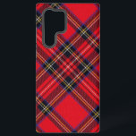 Royal Stewart tartan red black plaid Samsung Galaxy Case<br><div class="desc">Royal Stewart clan tartan red black plaid</div>