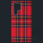 Royal Stewart tartan red black plaid Samsung Galaxy Case<br><div class="desc">Royal Stewart clan tartan red black plaid</div>