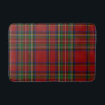 Royal Stewart Tartan Traditional Plaid Bath Mat<br><div class="desc">Red and green Royal Stewart Tartan Pattern</div>