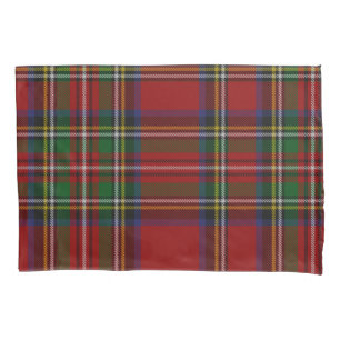 Royal Stewart Tartan Traditional Plaid Pattern Pillowcase