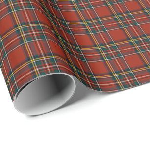 Royal Stewart Tartan Wrapping Paper