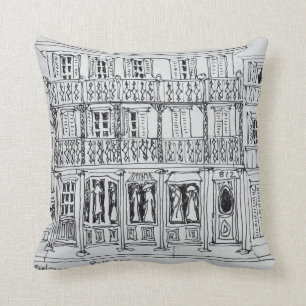 Royal Street, French Quarter   New Orleans Cushion
