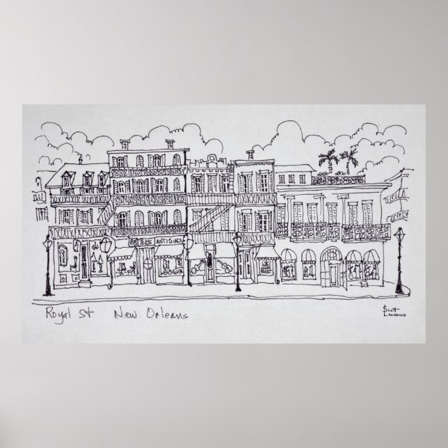 Royal Street | New Orleans, Louisiana Poster (Front)