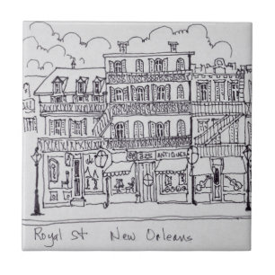 Royal Street   New Orleans, Louisiana Tile