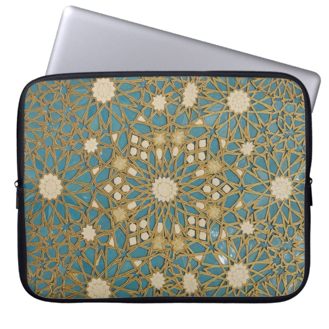 royal sym mosaic  laptop sleeve (Front)