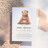 Royal Teddy Bear Little Princess Girl Baby Shower