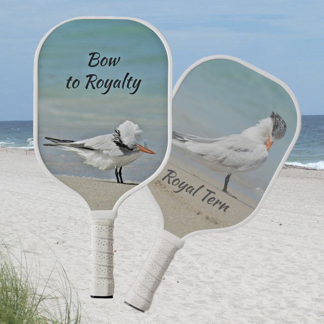 Royal Tern Bow to Royalty Fun Coastal Pickleball Paddle (Creator Uploaded)