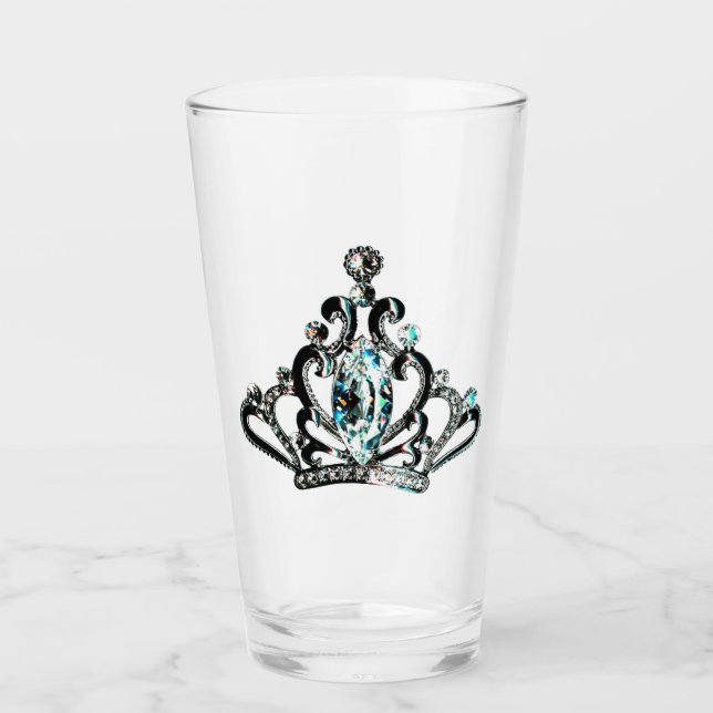 “Royal Tiara” Glass (Front)