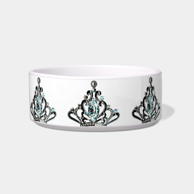 Royal Tiara Pet Bowl (Left)