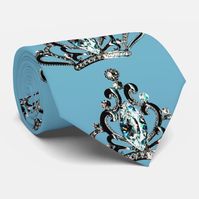 “Royal Tiara" Tie (Rolled)