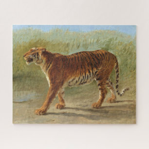 Royal Tiger Marching (by Rosa Bonheur) Jigsaw Puzzle