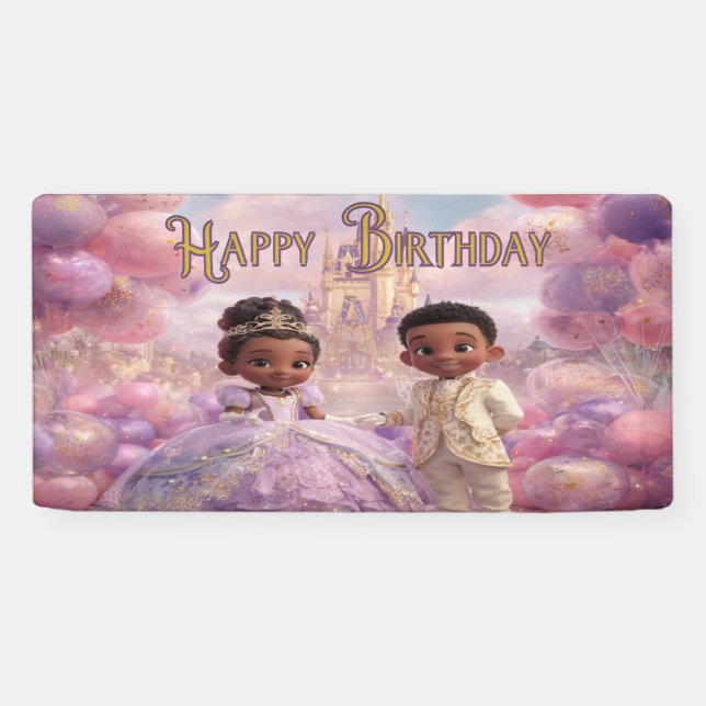 Royal Toddler Celebration Banner (Horizontal)
