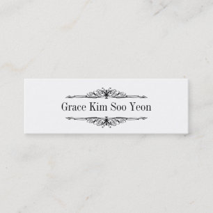Royal Treatment Graduation Announcement Name Card