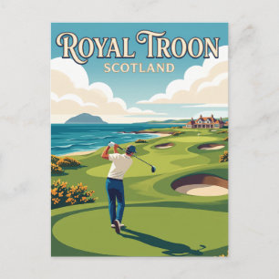 Royal Troon Scotland Postcard
