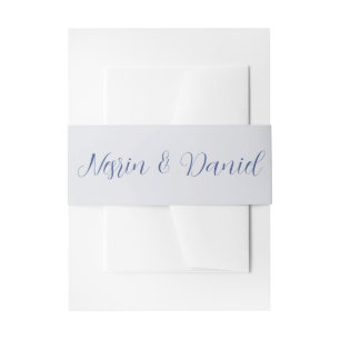 Royal Turkish Wedding Invitation Belly Band