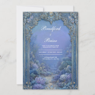 Royal Underwater Fantasy Wedding Invitation