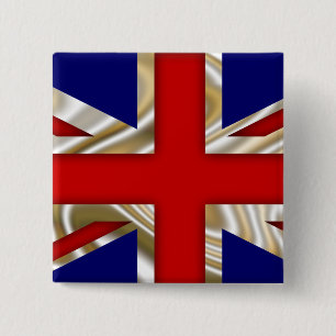 Royal Union Flag - Great Britain 15 Cm Square Badge