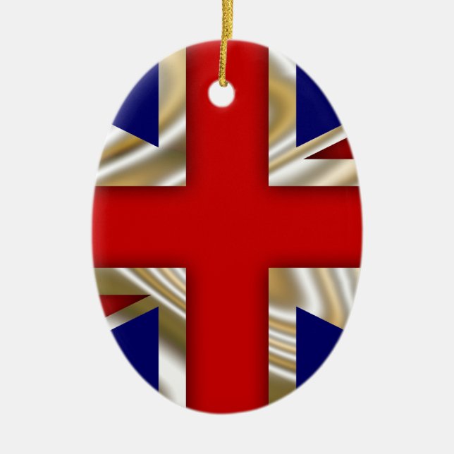 Royal Union Flag - Great Britain Ceramic Ornament (Front)