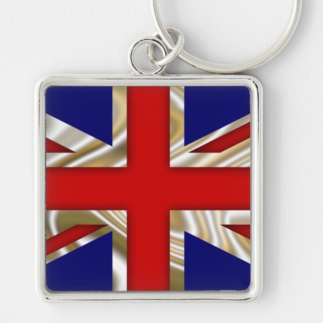 Royal Union Flag - Great Britain Key Ring (Front)
