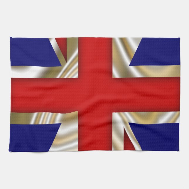 Royal Union Flag - Great Britain Tea Towel (Horizontal)