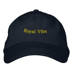 Royal Vibe Navy Blend of Class and Confidence-Hat Embroidered Hat
