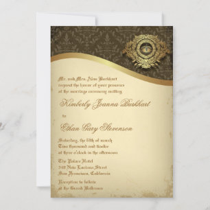 Royal Vintage -wedding invitation
