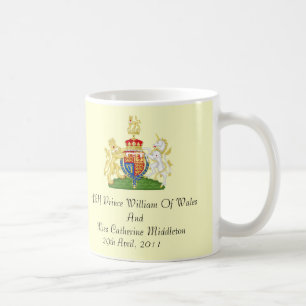 Royal Wedding Coat Of Arms Commemorative Mug
