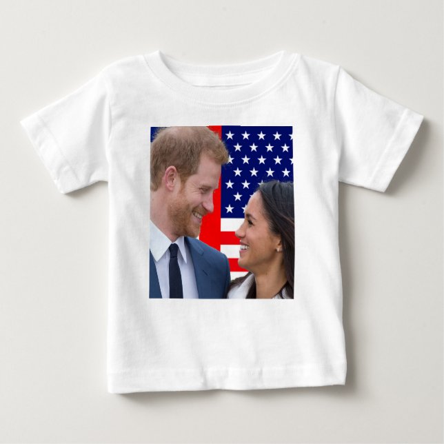 Royal Wedding Harry and Meghan Baby T-Shirt (Front)