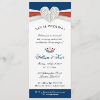Royal Wedding House Party Invitation